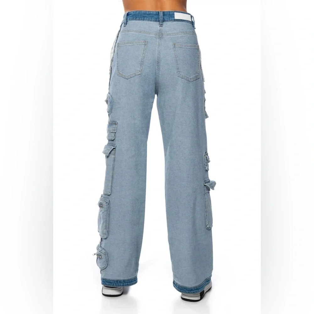 AKIRA About My Coin Multi-Pocket Cargo Jeans - Picture 5 of 7